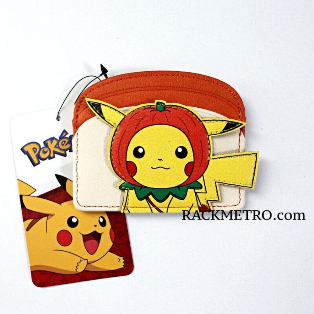 Pokemon Pumpkin Pikachu Cardholder